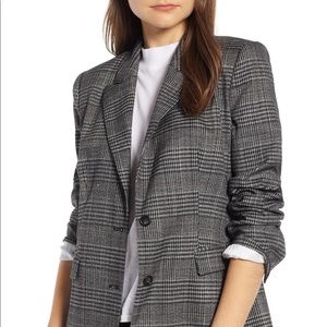 Somethingnavy Plaid Blazer